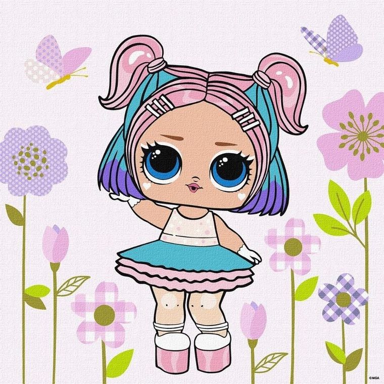 Ideyka, L.O.L. Surprise, malowanie po numerach