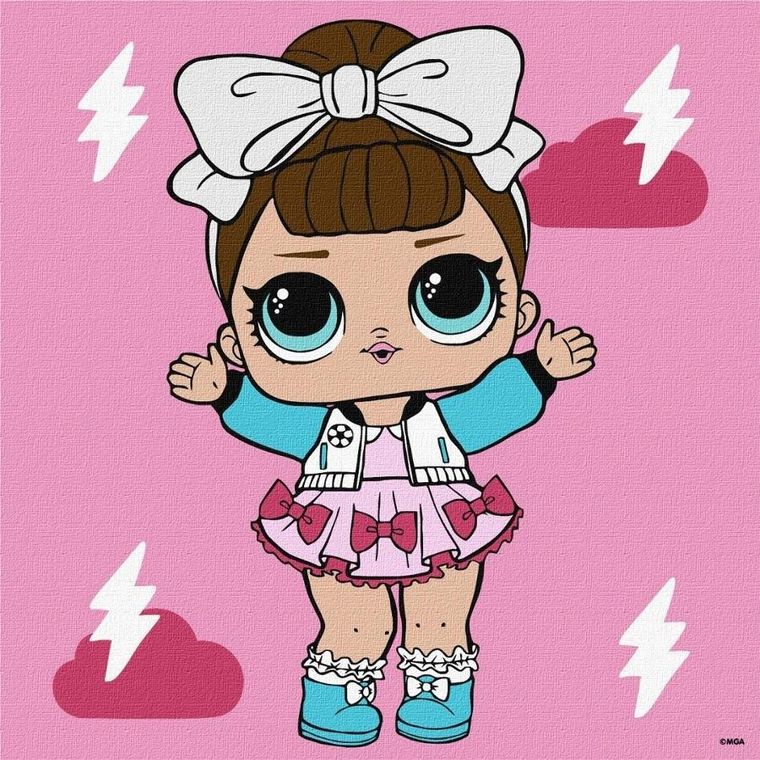 Ideyka, L.O.L. Surprise, malowanie po numerach, Game on