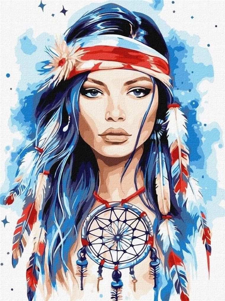 Ideyka, malowanie po numerach, Amulet, 30-40 cm