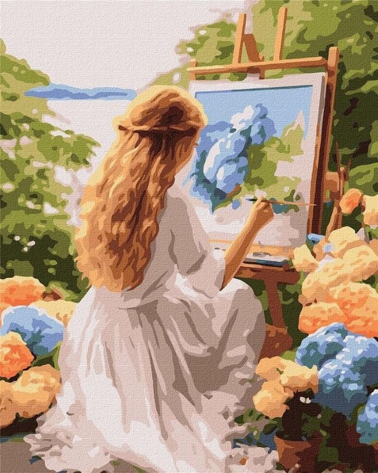 Ideyka, malowanie po numerach, Artystka, 40-50 cm