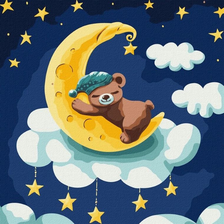 Ideyka, malowanie po numerach, Bajeczna noc, 30-30 cm