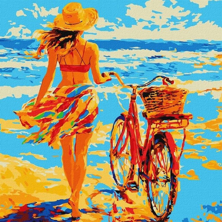 Ideyka, malowanie po numerach, blisko molo, 40-40 cm