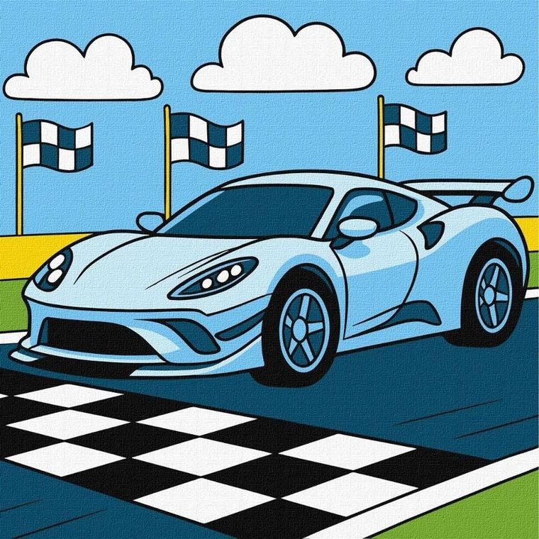 Ideyka, malowanie po numerach, Błyszczące zwycięstwo Kids