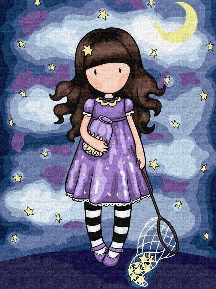 Ideyka, malowanie po numerach, Catch A Falling Star Kids