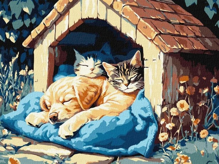 Ideyka, malowanie po numerach, Cisza czasu, 30-40 cm