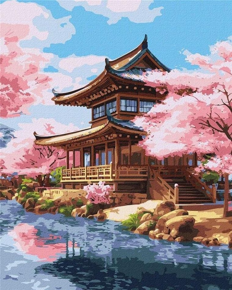 Ideyka, malowanie po numerach, Czar Wschodu, 40-50 cm