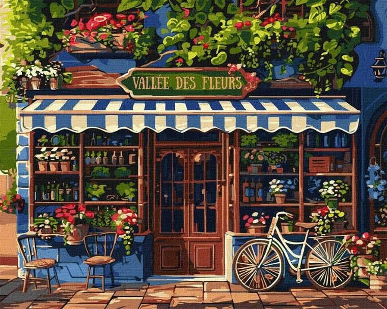 Ideyka, malowanie po numerach, Dolina kwiatów, 40-50 cm