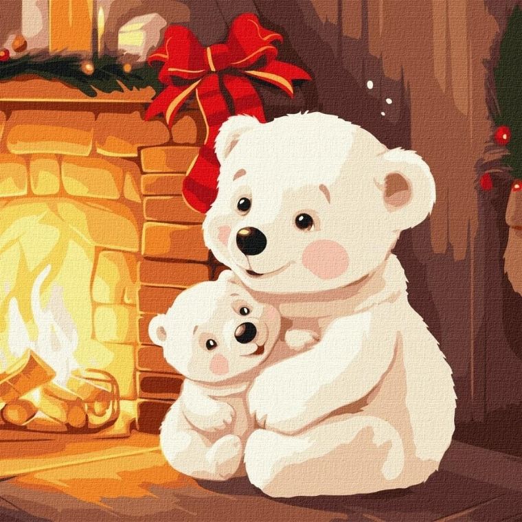 Ideyka, malowanie po numerach, Domowe ciepło, 40-40 cm