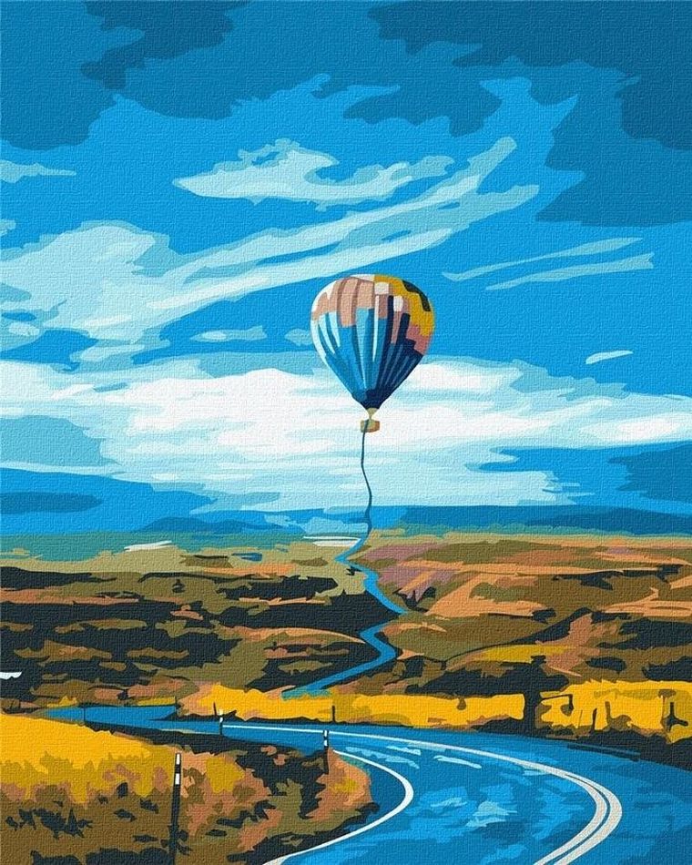 Ideyka, malowanie po numerach, Droga na szczyt, 40-50 cm