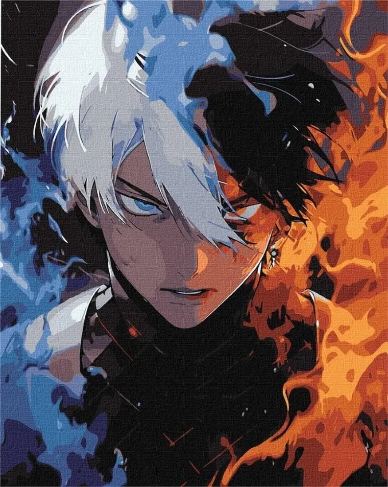 Ideyka, malowanie po numerach, Dwa żywioły, 40-50 cm