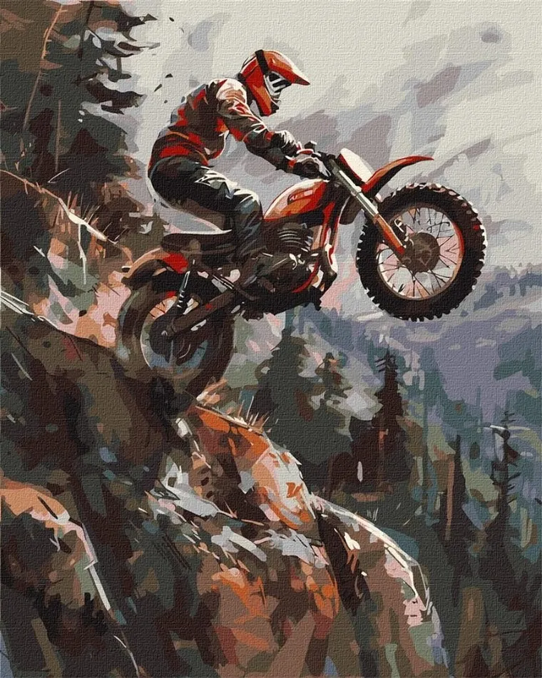 Ideyka, malowanie po numerach, Ekstremalny w grórach