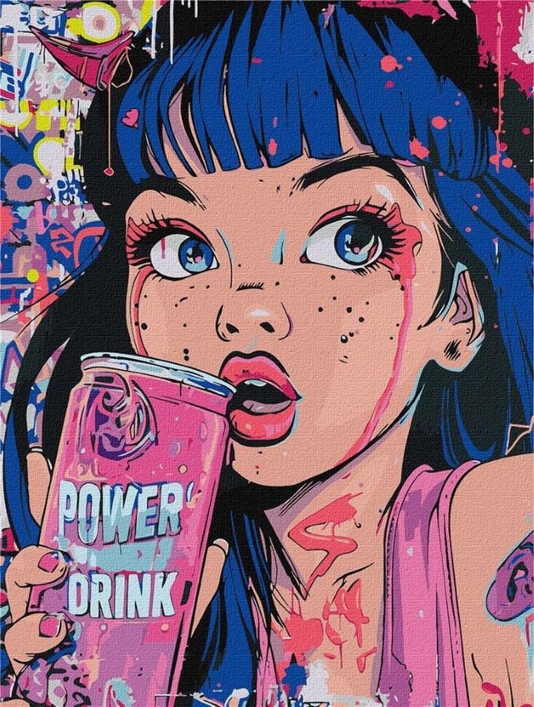 Ideyka, malowanie po numerach, Energia koloru, 30-40 cm