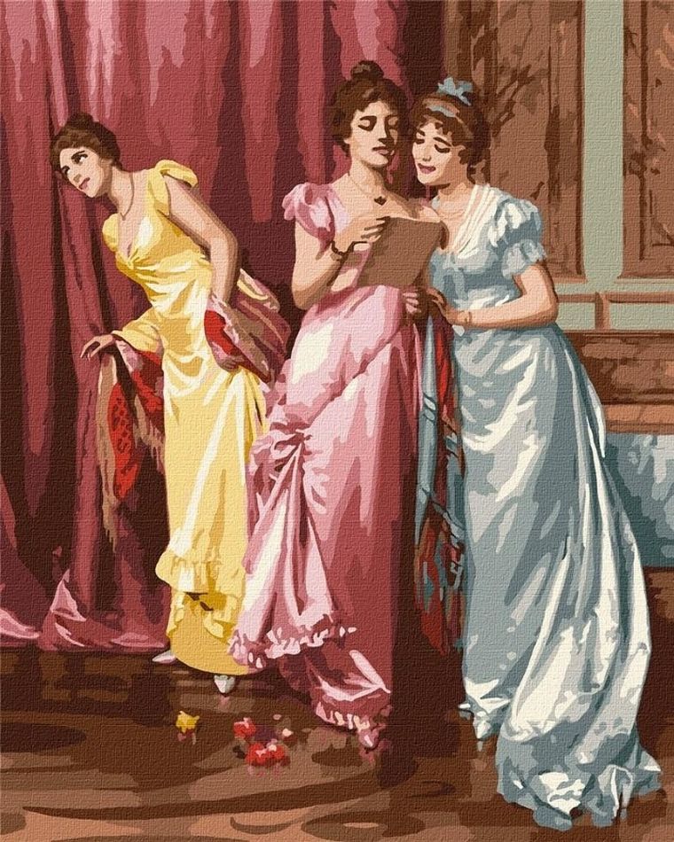 Ideyka, malowanie po numerach, Fascynujący list, 40-50 cm