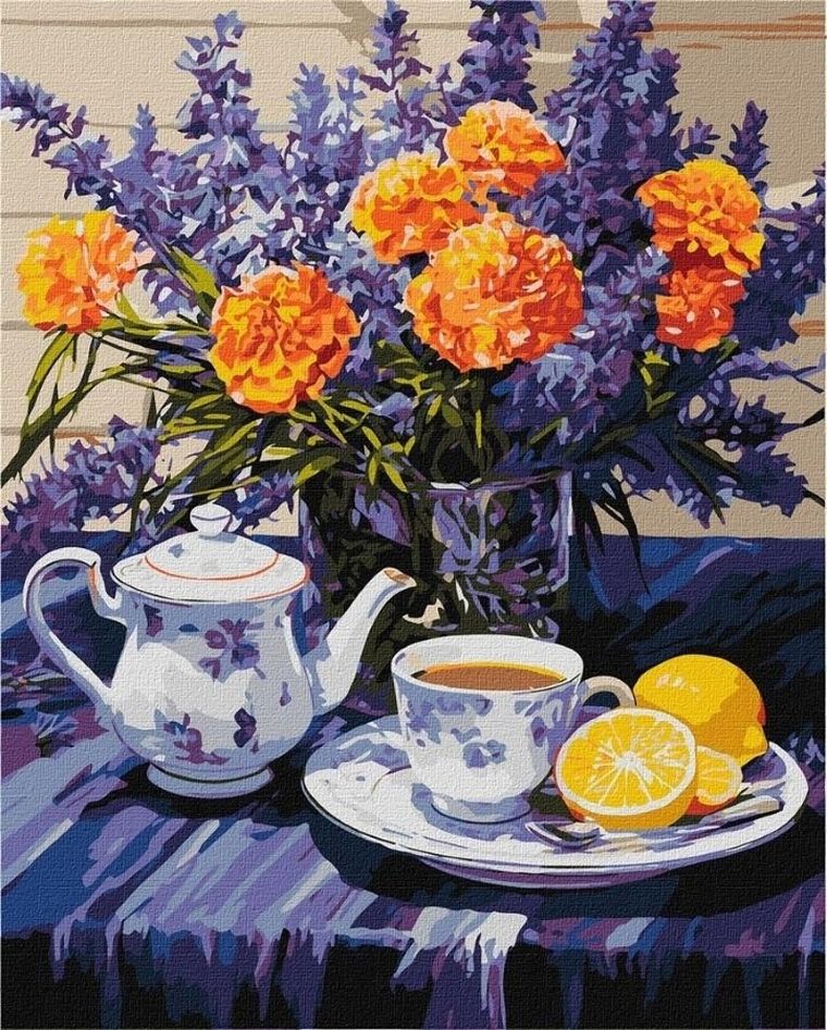 Ideyka, malowanie po numerach, Harmonia lawendy, 40-50 cm