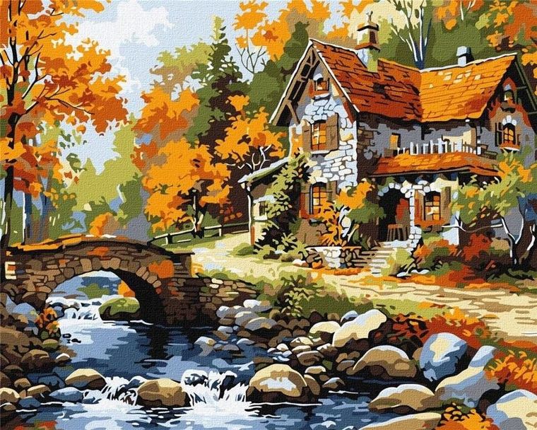 Ideyka, malowanie po numerach, Harmonia natury, 40-50 cm