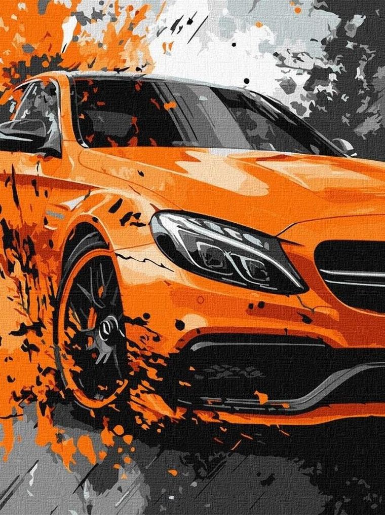 Ideyka, malowanie po numerach, Jaskrawa siła, 30-40 cm