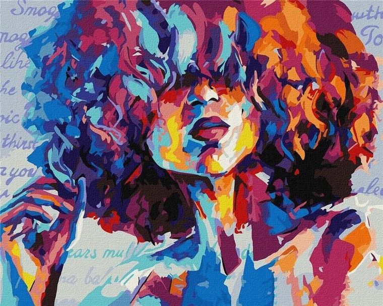 Ideyka, malowanie po numerach, Jasny obraz, 40-50 cm