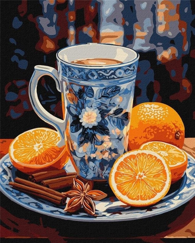Ideyka, malowanie po numerach, Kawowa harmonia, 40-50 cm