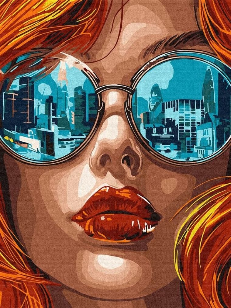 Ideyka, malowanie po numerach, Krajobraz Londynu, 30-40 cm