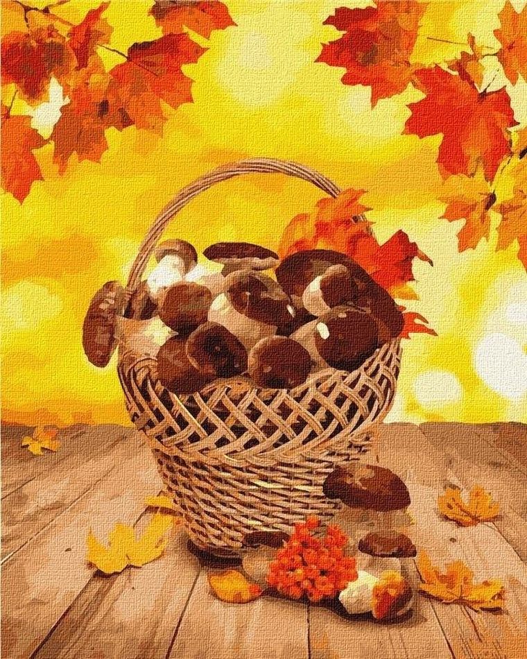 Ideyka, malowanie po numerach, Leśne dary, 40-50 cm