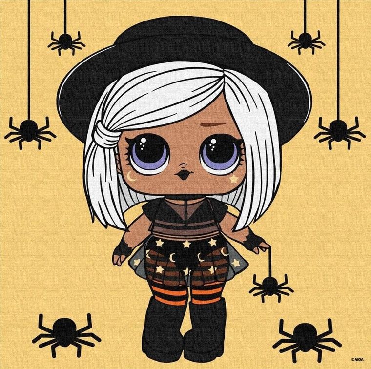 Ideyka, malowanie po numerach, L.O.L. Surprise! 25-25 cm