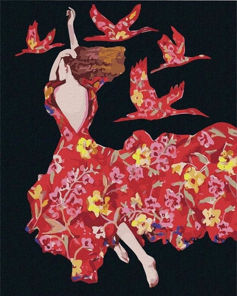 Ideyka, malowanie po numerach, Loty we śnie, 40-50 cm