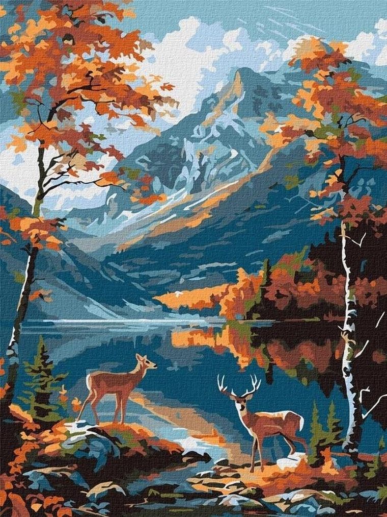 Ideyka, malowanie po numerach, Magia natury, 30-40 cm