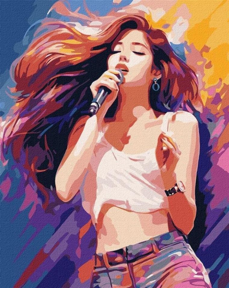 Ideyka, malowanie po numerach, Magiczny głos, 40-50 cm