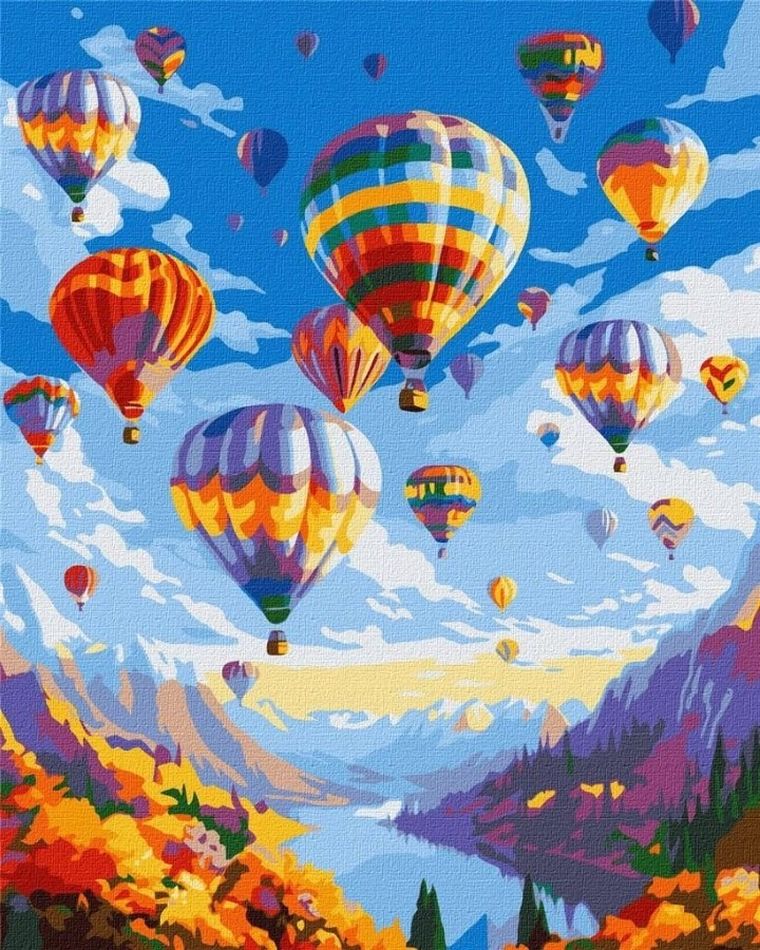 Ideyka, malowanie po numerach, Magiczny lot, 40-50 cm