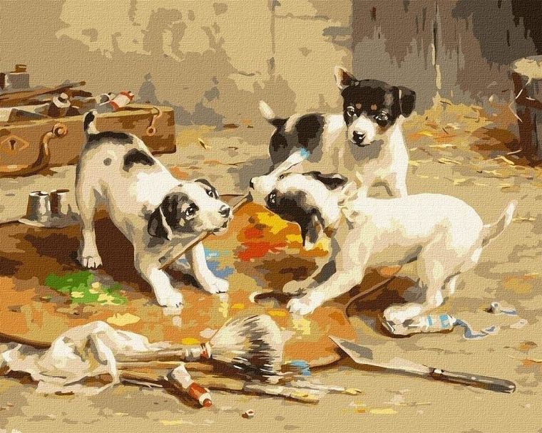 Ideyka, malowanie po numerach, Mali artyści, 40-50 cm