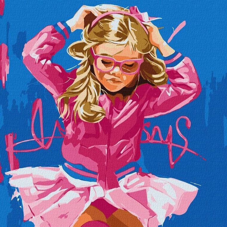 Ideyka, malowanie po numerach, Marshmallow Baby, 50-50 cm