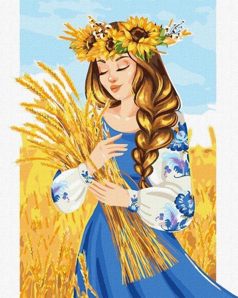 Ideyka, malowanie po numerach, moja ziemia, 40-50 cm cm