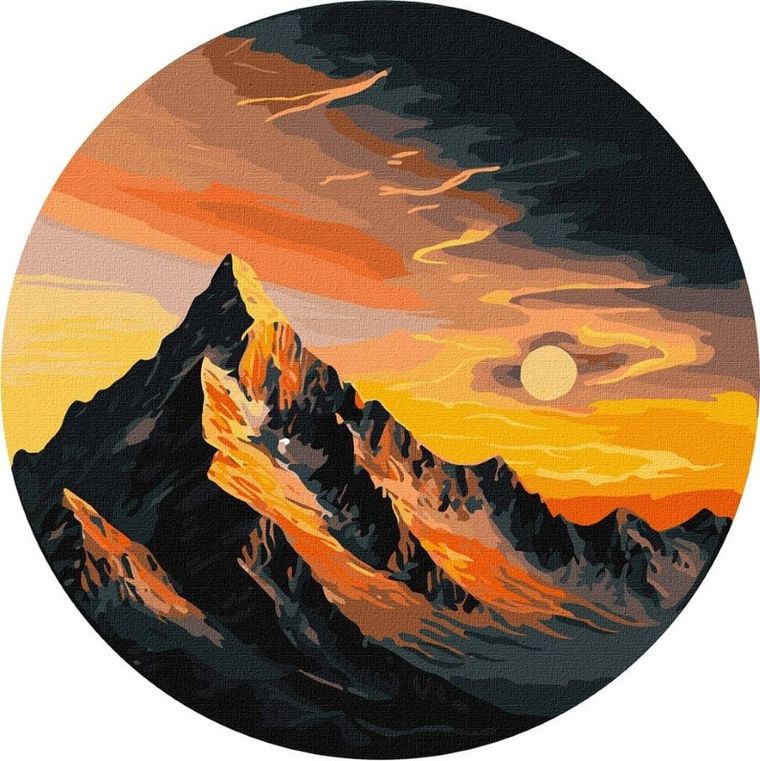 Ideyka, malowanie po numerach, Nieznana kraina, 33 cm