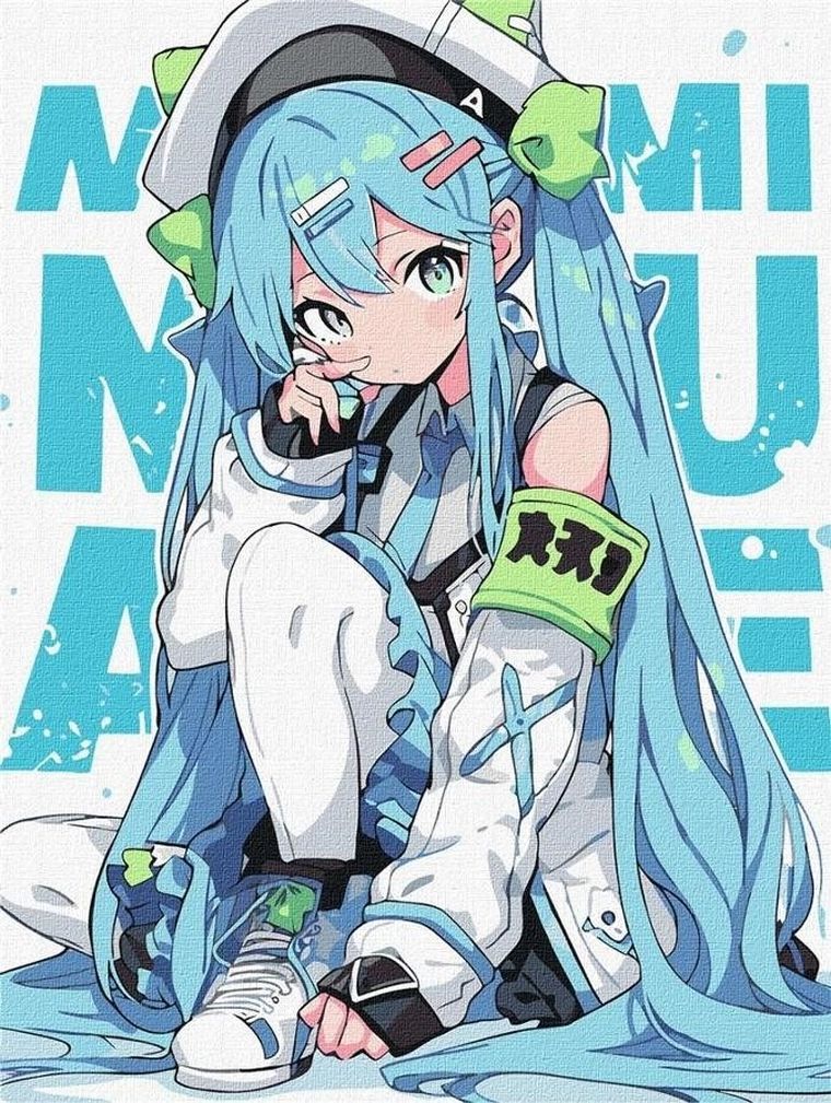 Ideyka, malowanie po numerach, Niezrównana dziewczyna