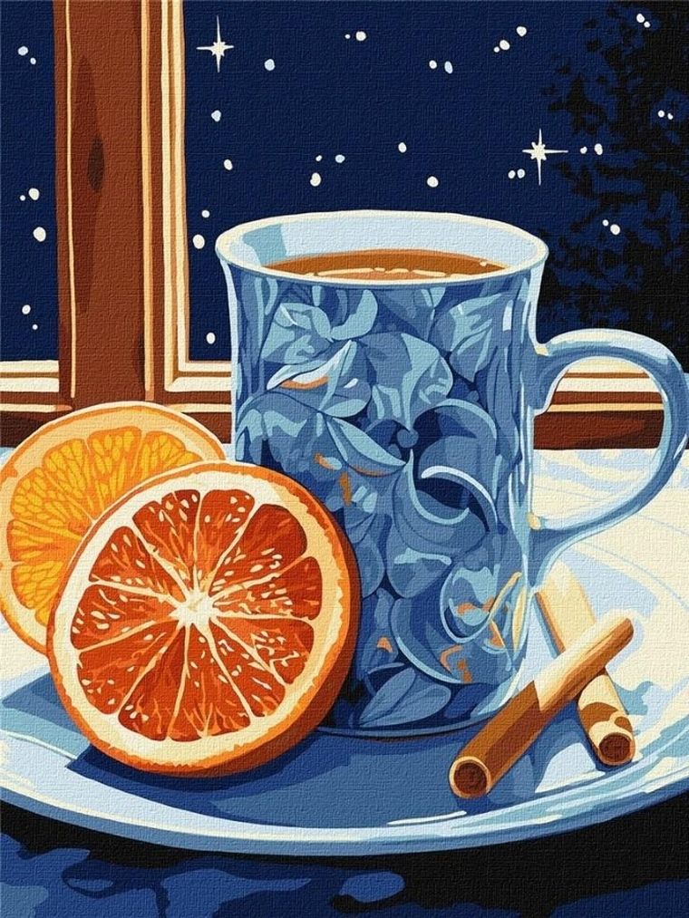 Ideyka, malowanie po numerach, Pachnąca kombinacja, 30-30 cm