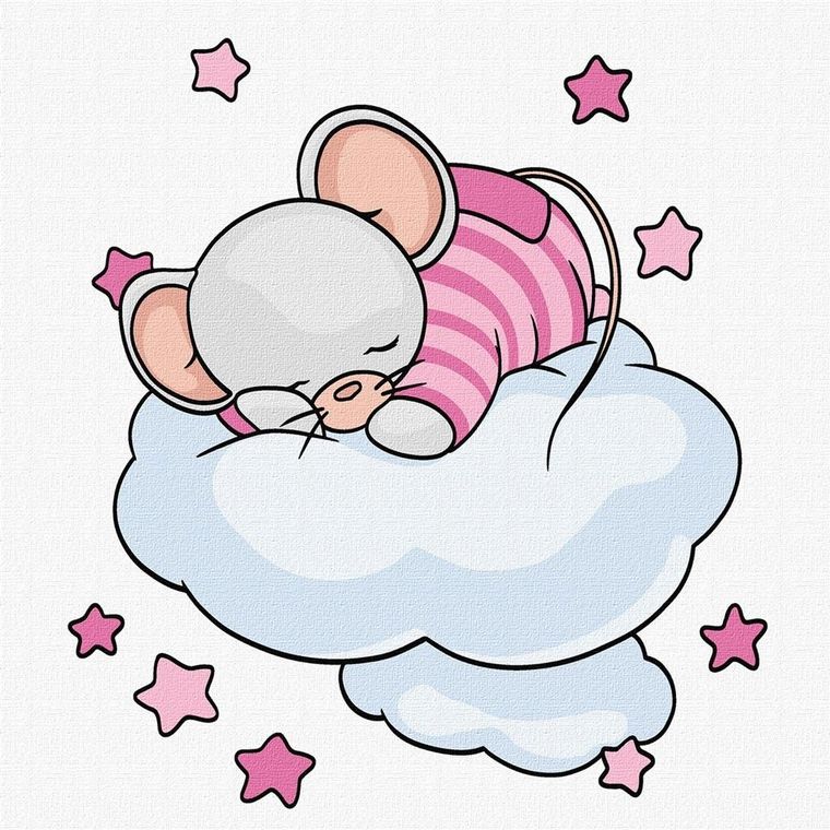 Ideyka, malowanie po numerach, Podróż na chmurze