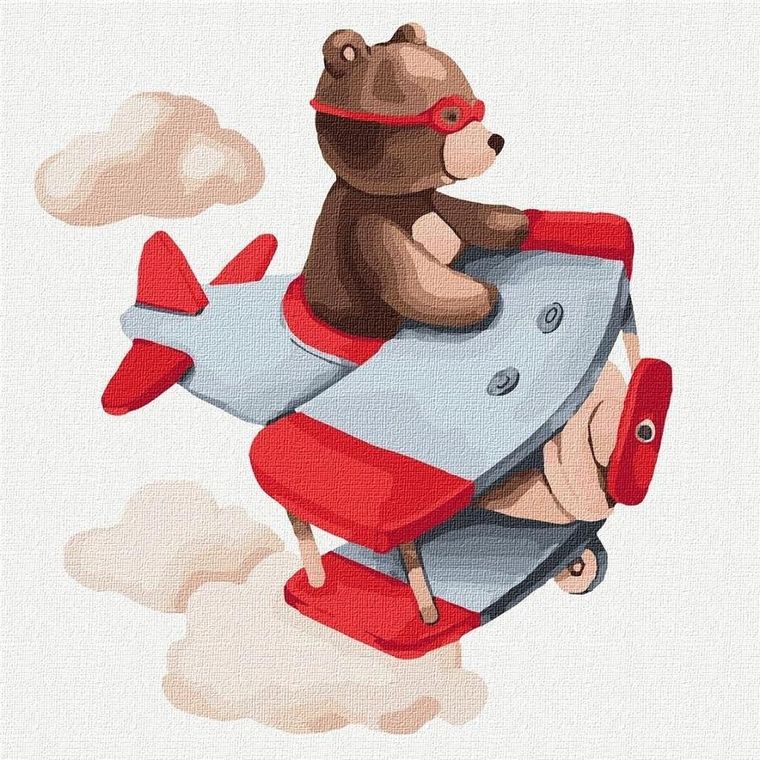 Ideyka, malowanie po numerach, Podróżowanie niebem, 30-30 cm