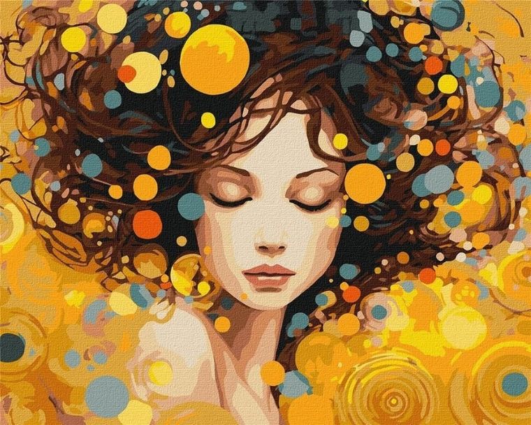 Ideyka, malowanie po numerach, Portret elegancji, 40-50 cm