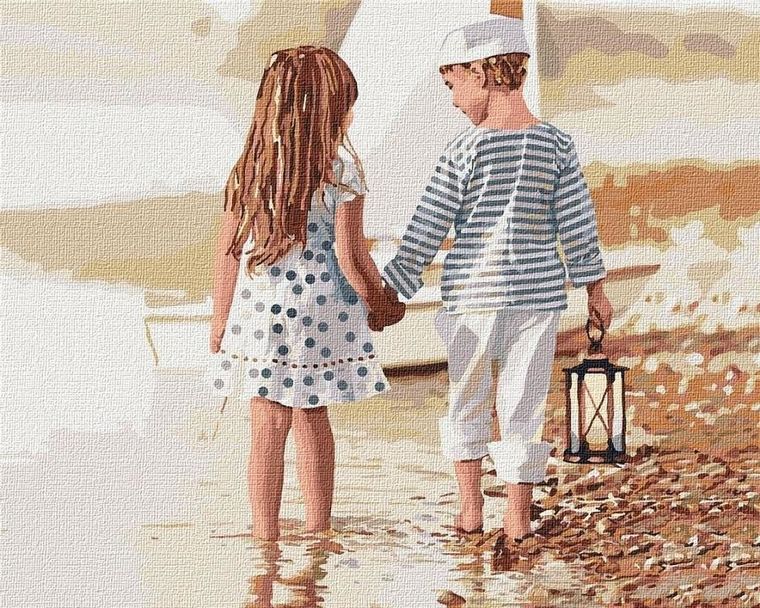 Ideyka, malowanie po numerach, Przyjaźń, 40-50 cm