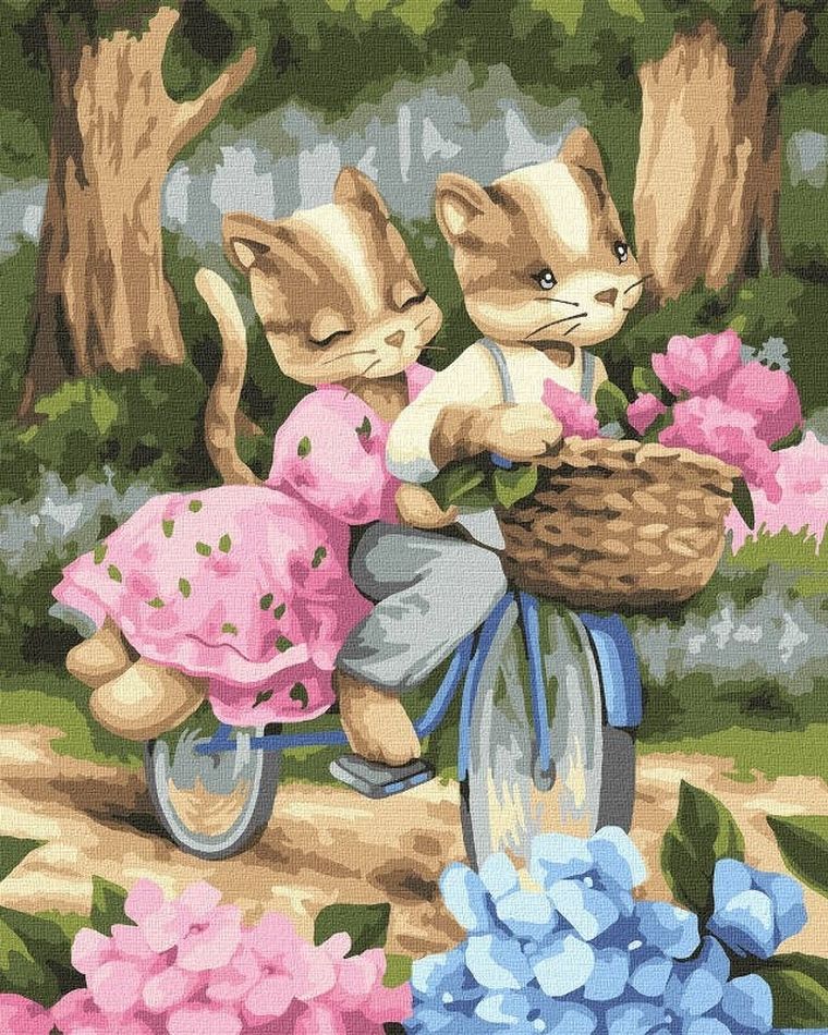 Ideyka, malowanie po numerach, Romantyczna podróż, 40-50 cm