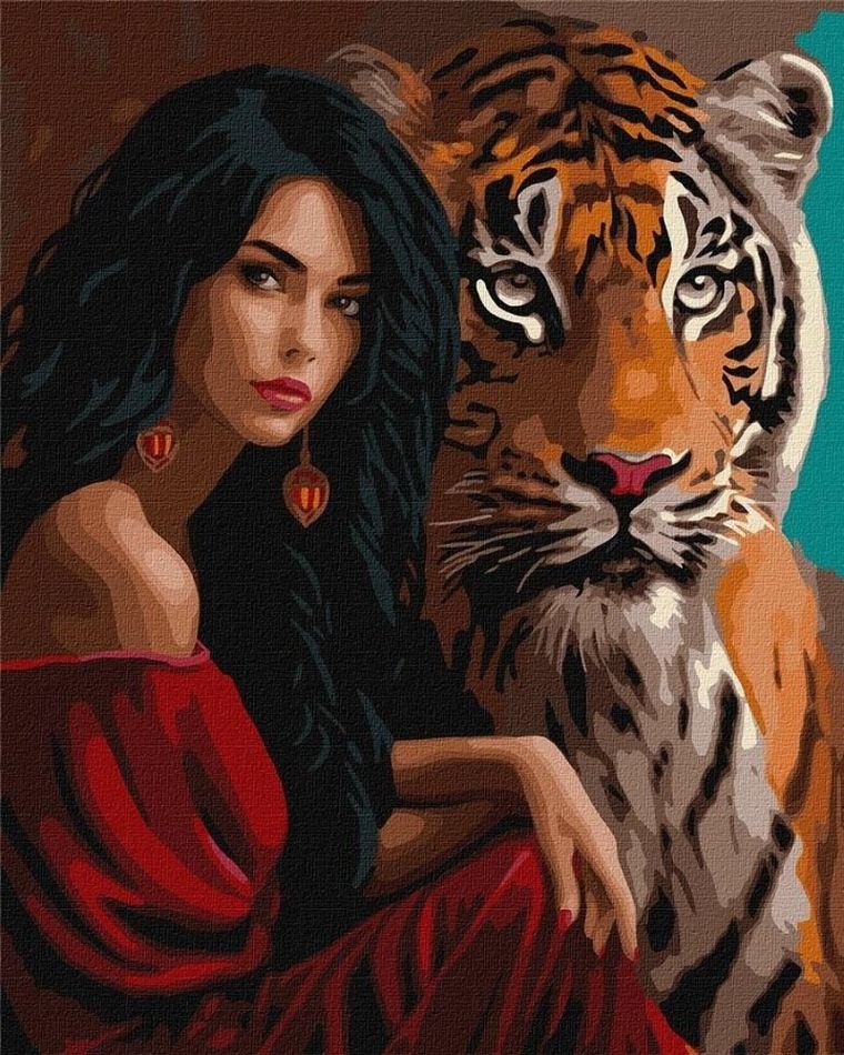 Ideyka, malowanie po numerach, Siła piękna, 40-50 cm