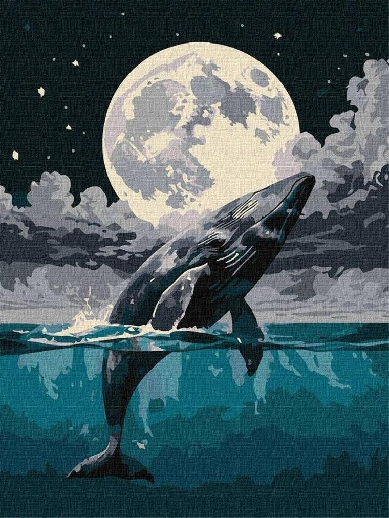 Ideyka, malowanie po numerach, Skok do nieba, 30-40 cm