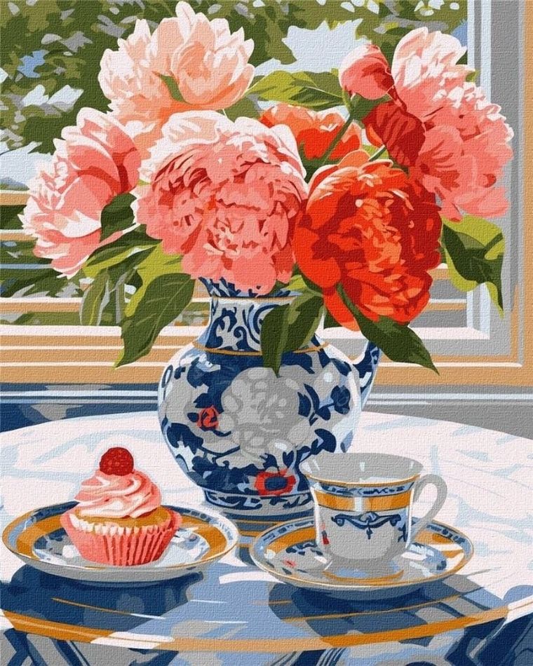 Ideyka, malowanie po numerach, Słodka niespodzianka, 40-50 cm