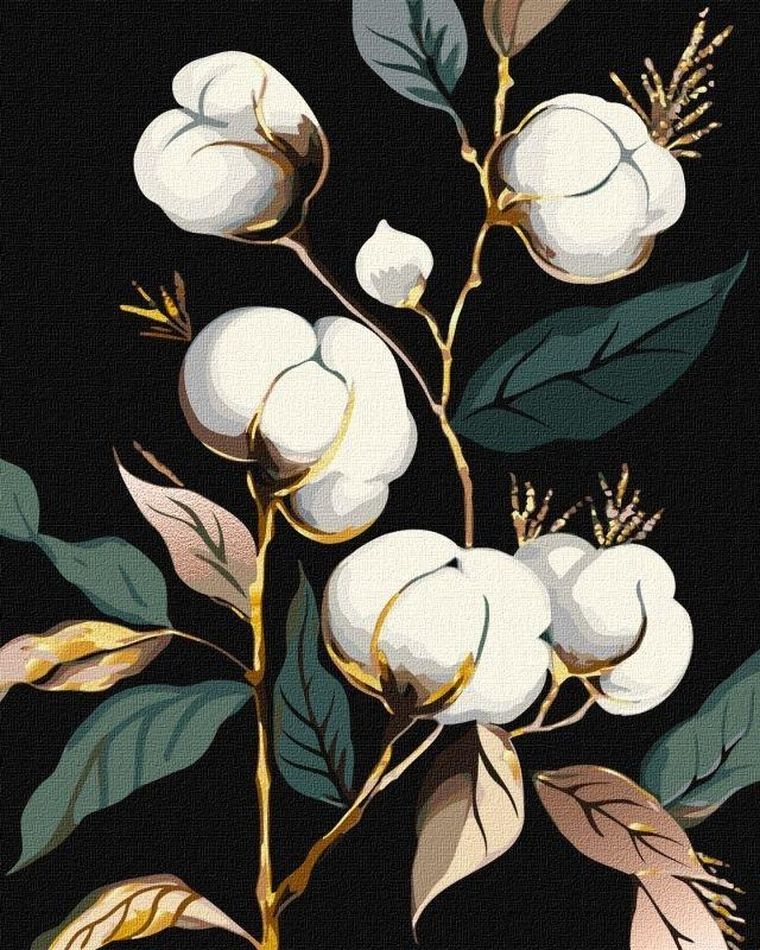 Ideyka, malowanie po numerach, Śnieżnobiała bawełna, 40-50 cm