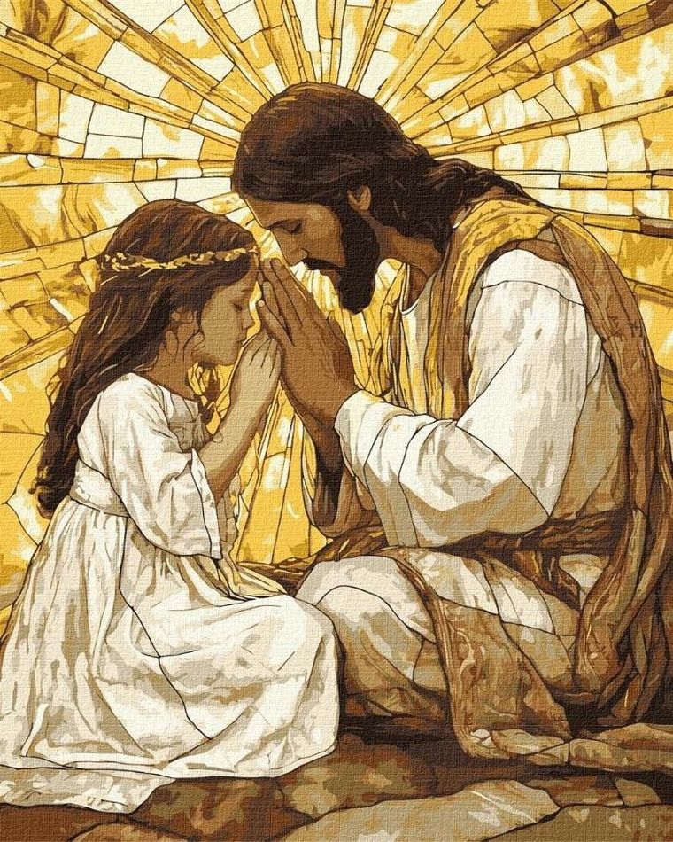 Ideyka, malowanie po numerach, Światło w Tobie, 40-50 cm