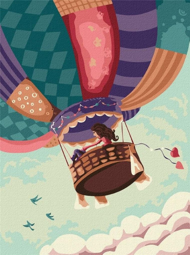 Ideyka, malowanie po numerach, W poszukiwaniu, 30-40 cm