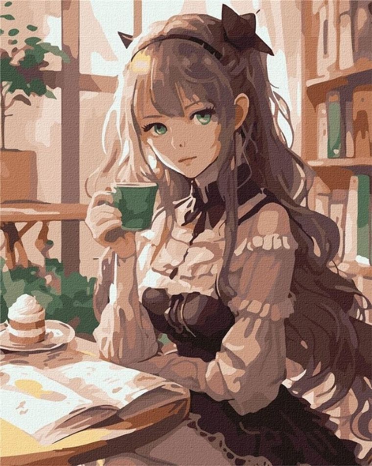 Ideyka, malowanie po numerach, Wdzięczne piękno, 40-50 cm