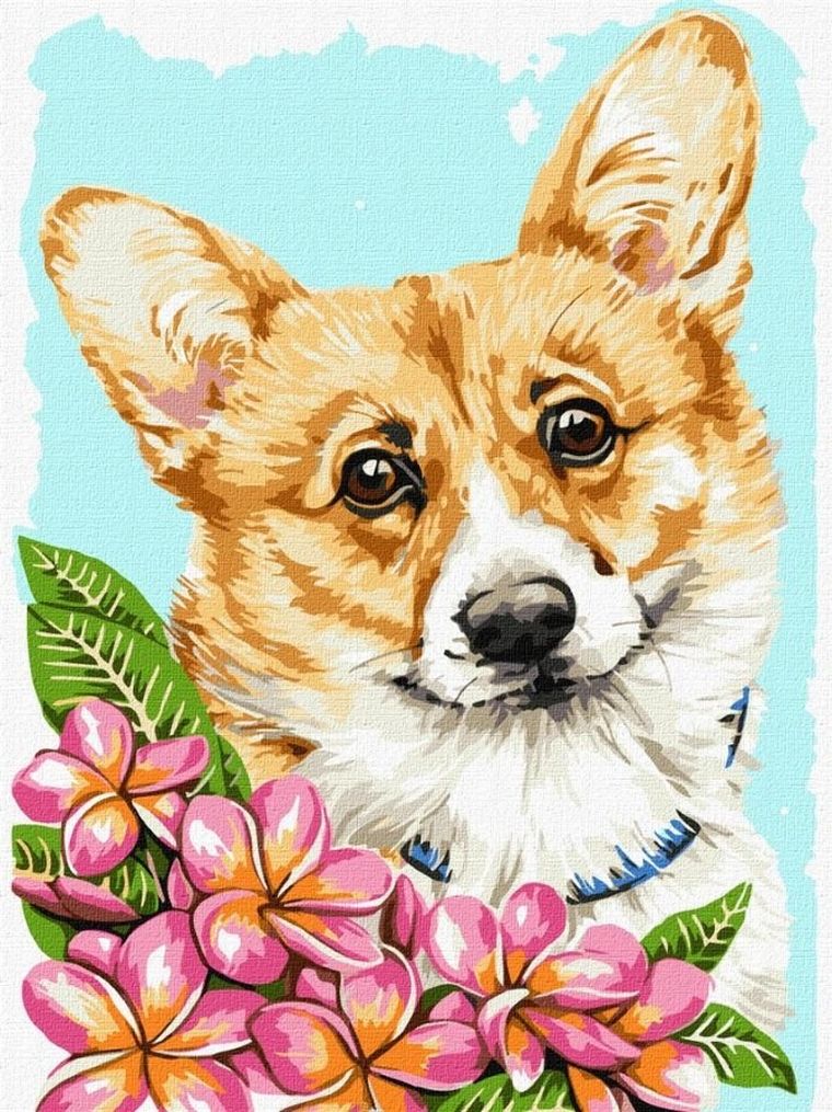 Ideyka, malowanie po numerach, Wiosenna radość, 30-40 cm