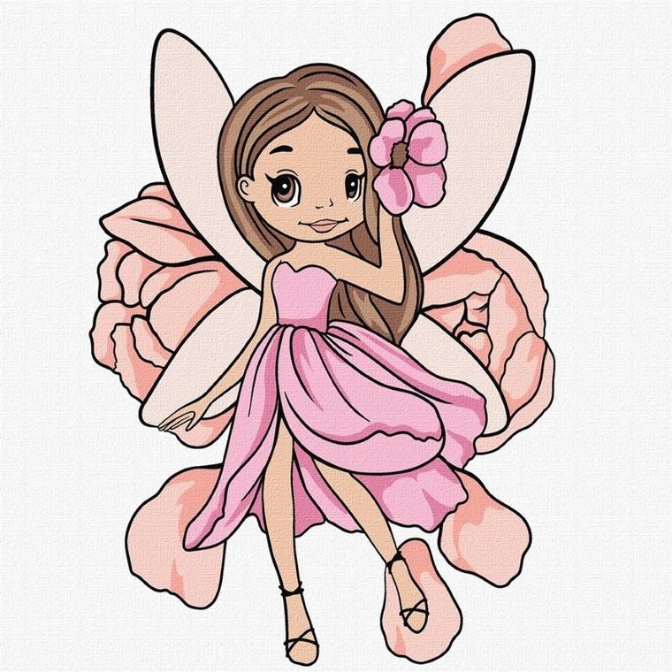 Ideyka, malowanie po numerach, Wykwintna czarodziejka