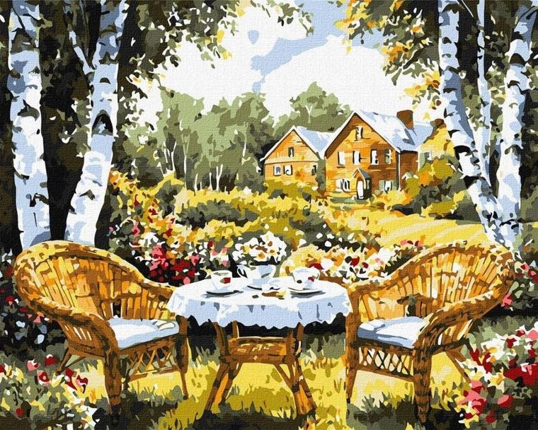 Ideyka, malowanie po numerach, Wymarzony domek, 40-50 cm